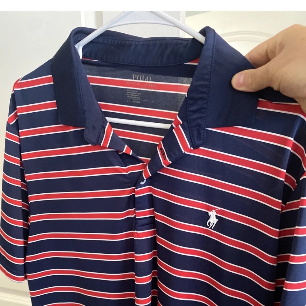 Polo XL red white blue
